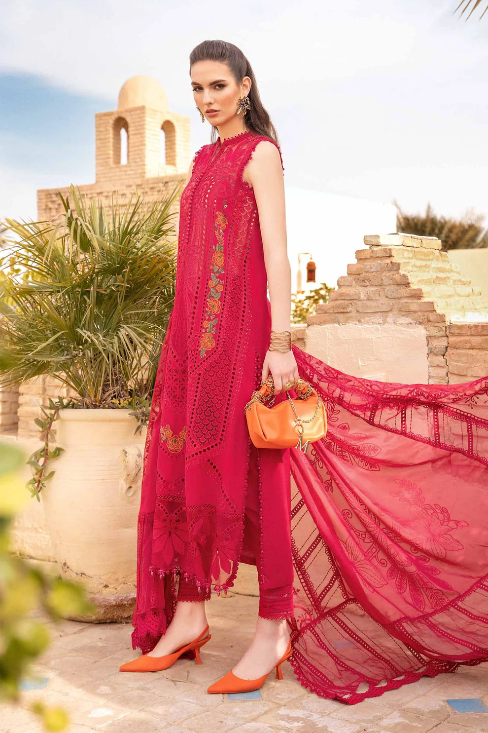 Maria B Unstitched Luxury Lawn D-2404-A